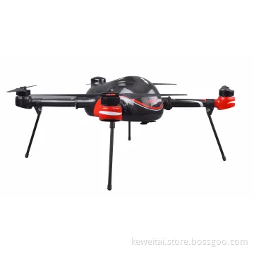 Foldable 4K surveillance Quadcopter with 50minutes Long Flight Time